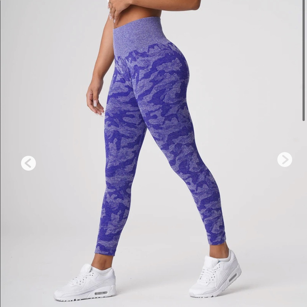 NVGTN ELECTRIC BLUE CAMO LEGGINGS